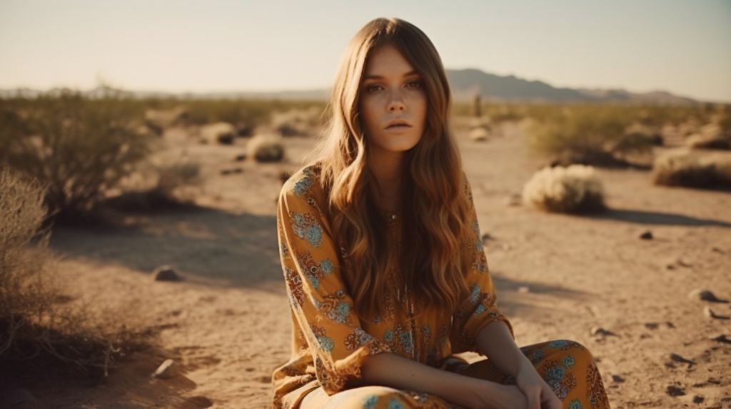 Desert dreamer: hippie shoot