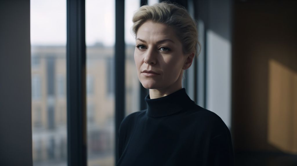 Modern dutch female startup owner portrait