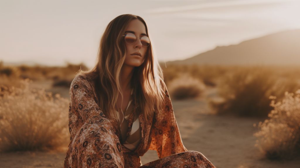 Desert dreamer: hippie shoot