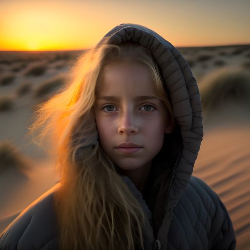 Girl in the Dunes