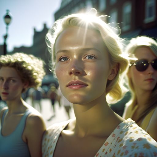Summer Smiles: A Portrait of Scandinavian Women on the Street