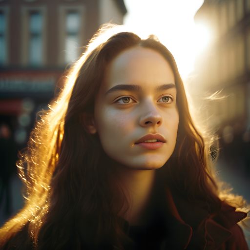 A Teenage Girl in Amsterdam: Sunlit and Dreamy