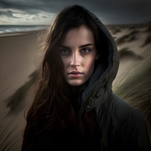 Portrait of a Girl at the Dunes