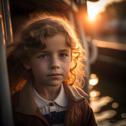 Dutch Boats and Child