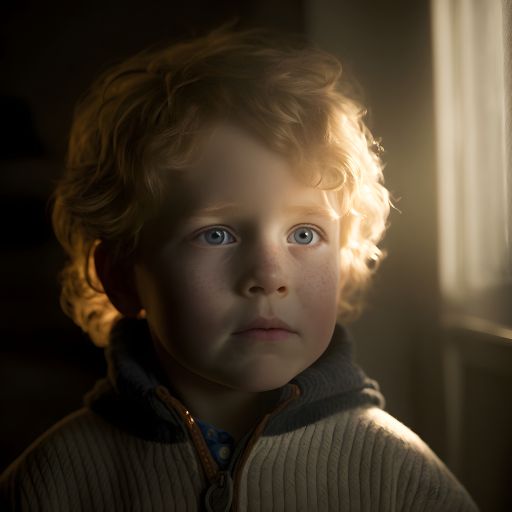 A Child Portrait with Shallow Depth of Field