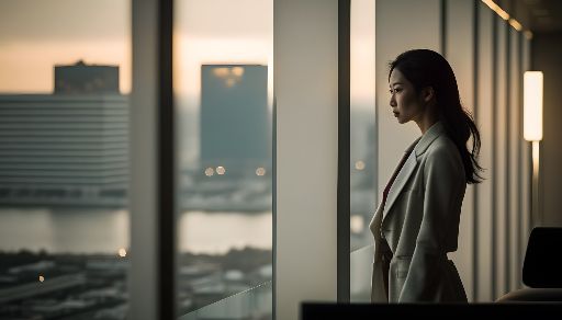 A Modern Asian Woman's Career Journey in a Corporate Setting