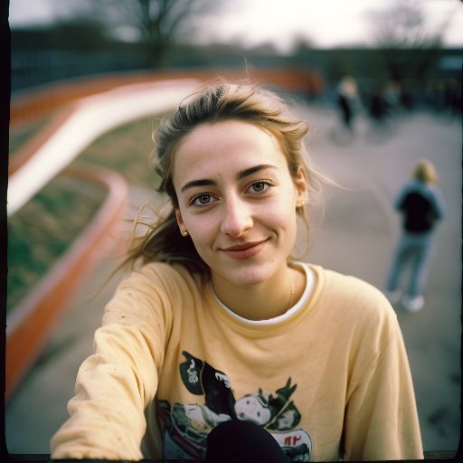 Photo portrait of a teen girl