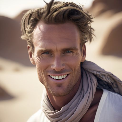 Man in desert: fashion shoot inspired look
